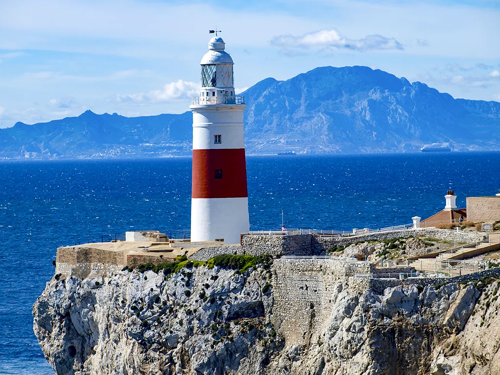 Gibraltar's Finest Hour: Franco's Gamble and the Demise of Operation Felix - The Gibraltar Strait from Europa Point. Africa in the background.